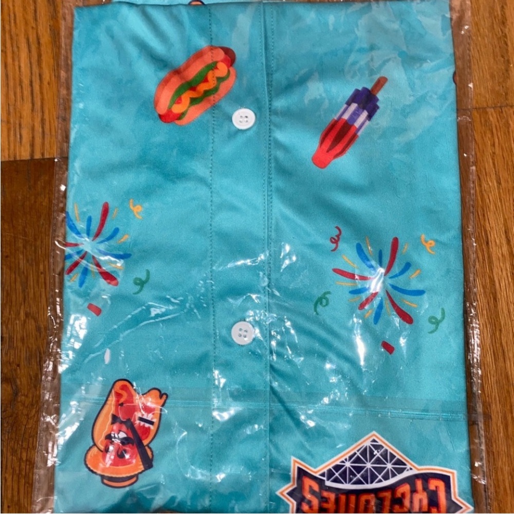 Brooklyn Cyclones Men's Teal Jersey Shirt NEW - Picture 2 of 4